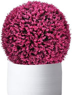 Artificial Plant Topiary Ball Faux Boxwood Decorative Balls 20in, Faux Grass Decor Fake Plant, Decorative Faux Dried Moss Balls, Decorative Balls for Home Decor by ATYUJKB