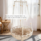 Hanging Planters Baskets, 41in Large Wall Flower Pot Holder，2 Pack Cotton Rope Macrame Plant Hanger with Hooks, for Indoor Outside Balcony Decoration(Style-A,2pack) - Image 7