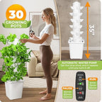 CARPATHEN Hydroponic Tower Growing System, Indoor Gardening for 30 Plants - Image 2