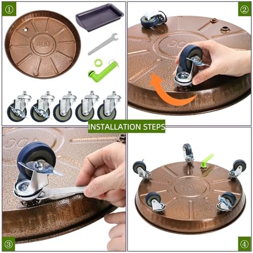 2 Pack Heavy Duty Plant Caddy, 16 Inch - Image 5