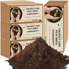 Legigo 8 Pack Coco Coir Bricks for Plants- 100% Organic Coconut Coir Soil by Legigo