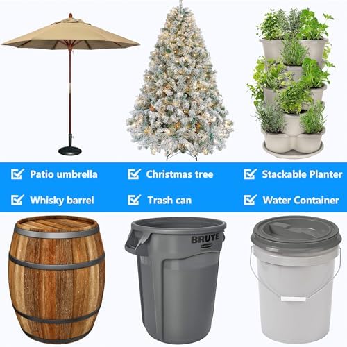 CASIMR 2 Pack Plant Stand with Wheels, Adjustable 15-20" Heavy Duty Plant Caddy with Casters, Indoor Outdoor Large Potted Planter Cart Dolly, Rolling Plant Stand for Flower Pot, 440lb Capacity - Image 6