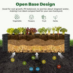 NAVINE 6x3x2ft Outdoor Metal Raised Garden Bed, Metal Planter Box, 2-Pack - Image 7