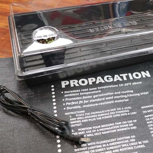SunBlaster Super Germination Station, Trays, Heat Mat & 2 in Domes - Image 4