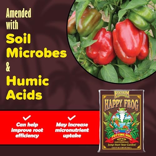 FoxFarm Happy Frog Potting Soil, 2cu ft (Pack of 10) - for Indoor/Outdoor Container Plants - Contains Mycorrhizae and Humic Acids - Image 4