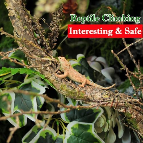 2Pcs 39" Bendable Faux Wood Branches Moss Tree Trunk Wall Decor - Image 6