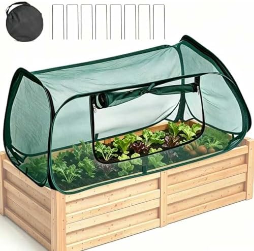 Garden Netting for Raised Beds,Raised Bed Covers,Pop Up Plant Cover by Unknown