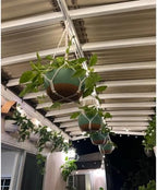 Self Watering Hanging Planter,2 Set Boho Macrame Plant Hanger,Hanging Flower Pots with Drainage Indoor Outdoor Hanging Baskets (Green, 12 inch) - Image 7