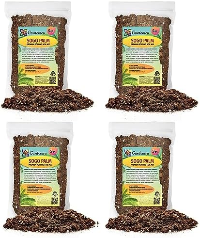 Gardenera SOGO Palm Plant Potting Mix - Elevate Your Space with a Premium Blend for Distinctive Elegance - 20 Quart by Gardenera