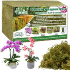 Halatool 3.3 LB Natural Green Forest Moss, Long Fiber Dried Sphagnum Moss by HALATOOL