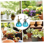 ORFOFE 2pcs Vintage Glass Watering Spray Bottle Retro Design for Indoor Plants and Flowers Ergonomic Handheld Misting Can Nozzles - Image 5