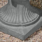 28.25" H Antique Gray Magnesium Oxide Concrete Chalice Urn Planter - Versatile Garden Planter Urns - Image 5