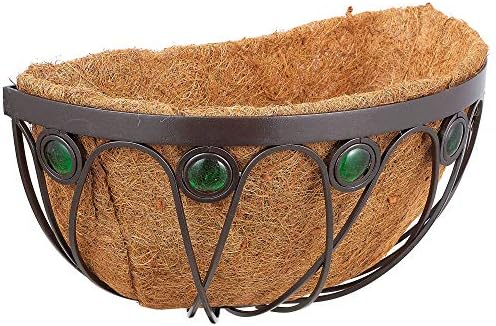 Arcadia Emerald Series Wall Manger Planter, 16-Inch - Image 4