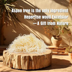 5 LB Natural Aspen Wood Excelsior Natural Color and Smell - Image 4