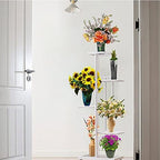 MTB Garden 5 Tier White Metal Plant Stand Indoor Outdoor Flower Pot Display Planter Shelf - Image 5