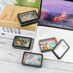 24 Pack Metal Tin Boxes with Clear Window Lids, 4.28 x 2.92 x 1.2 inches Small metal Storage tin Boxes, Metal Tins with Window for Jewelry, Candy, DIY Crafts, and More(Black) - Image 6