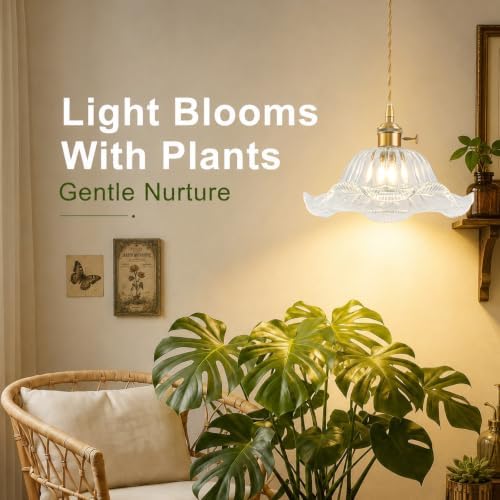 Hanging Grow Lights for Indoor Plants, 12W Full Spectrum 98+ CRI Grow Lamp - Image 3