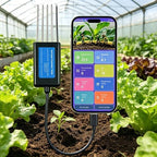 8 in 1 Soil Tester, Nitrogen, Phosphorus, Potassium Npk Tester, Ph, Moisture, Nutrient Conductivity, Ec Meter,High Accuracy Digital Sensitive,Soil Fertility Test - Image 6