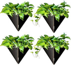 LaLaGreen Wall Planter for Indoor (12in, 4 Pack) Large Self Watering Plants by L%C3%A1L%C3%A1Green