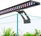 hygger Clip On Full Spectrum Aquarium LED Light, 26W Day-Night Dual Timer Sunrise-Day-Sunset-Moon Fish Tank Light, Adjustable Timer Brightness with 9 Colors for Planted Tank by hygger