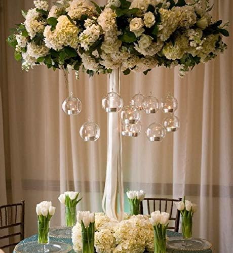 NUPTIO Hanging Glass Terrarium Globes with 2 Holes, 24 Pcs, 3.15 Inch - Image 3
