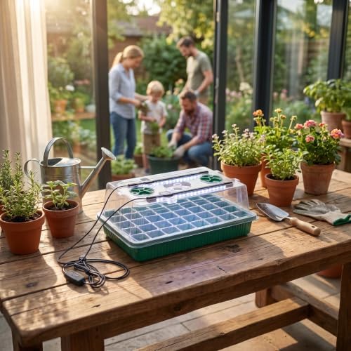 40-Cell Seed Starter Tray with Full Spectrum Grow Light - Image 6