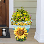 Briarwood Lane Summer Planter 14" x 15" x 15" Sunflower Dance Large for Summer Planter - Image 2