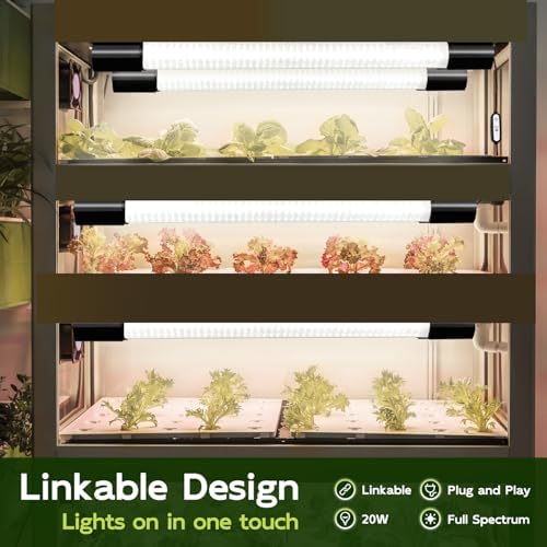 Hlite LED Grow Light 16 inch, Hanging Full Spectrum Linkable 2 Pack - Image 5