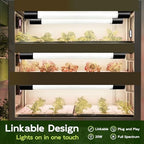 Hlite LED Grow Light 16 inch, Hanging Full Spectrum Linkable 2 Pack - Image 5