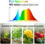 54W Grow Lights for Indoor Plants with Stand for Tall Plants - Image 3