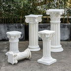 Magnesium Oxide Greek Column Pedestal, Roman Style Pillar (40cm-15.7in) - Image 5