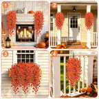 Artificial Fall Hanging Flowers for Outdoors, 4 PCS Morning Glory Vines - Image 6