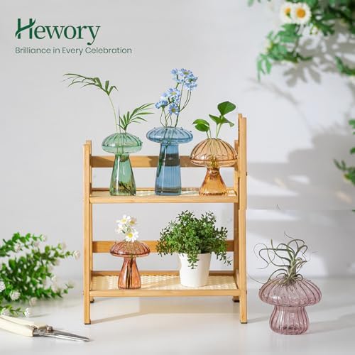 Hewory Plant Propagation Stations: 10PCS Colored Mushroom Vase for Flower - Image 3