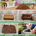 Legigo 12 Pack Coco Coir Bricks for Plants- 100% Organic Coconut Coir Soil - Image 4
