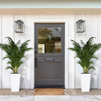 Garvee 16" Tall Planters Set of 4, Outdoor＆Indoor Planter Pots, White - Image 7