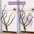 70.86" Fake Tree Branches Grapevine Moss Garland Wall Vines - Image 5