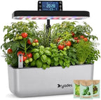 Hydroponics Growing System with Seeds, 12-Pod Indoor Herb Garden by Dryades