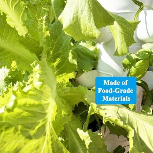 Hydroponics Growing System, 30-Plant Indoor Hydroponic Tower with Pump System, Plants Germination Kit, Smart Aeroponic Herb Garden, Vertical Hydroponic System for Gardening Lover (No Seed) - Image 5