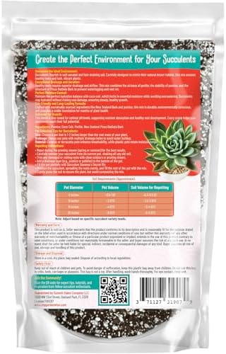 GARDENWISE Premium Organic Succulent Potting Mix – Well-Draining Indoor Plant Soil – Safe, Eco-Friendly, UV-Treated – Perfect for Succulents, Aloe, and Cacti – Handcrafted in the USA (5 Quarts) - Image 2
