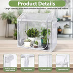 Fully Enclosed Mini Indoor Greenhouse with Top Opening - Image 4