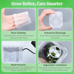 24 Pack 2.5" Self Watering Seed Starter Pots for Plant Propagation Cuttings - Image 3