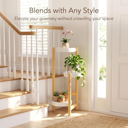 APRTAT 3-Tier Tall Bamboo Plant Stand for Indoor Plants - Image 5