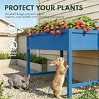 PASAMIC Raised Garden Bed with Legs, 40" HIPS Sturdy Elevated Planter Box - Image 5