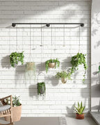 SOFITORG 65.7" Metal Plant Hanging Rod with 6 Chains, Pots Not Included - Image 4