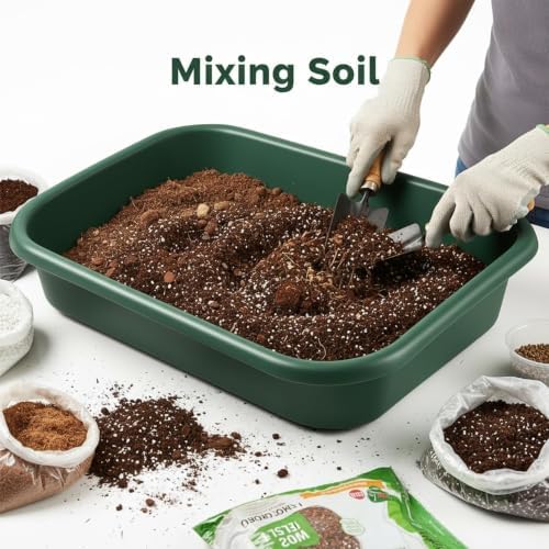 2-Pack Plant Potting Tray– MultiFunctional Large Heavy-Duty GardenTidy Tray - Image 4
