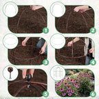 2 Pcs 36 × 28" Bronze Bird Cage Peony Climbing Plant Support Heavy Duty Metal Cage Large Plant Support Outdoor Garden Trellis for Peonies, Baptisia, Sedum & Other Perennials - Image 4