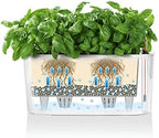 Lechuza Delta 20 Shiny Taupe, Self-Watering Planter Indoor, H7.1 L15.7 W5.9 in - Image 7