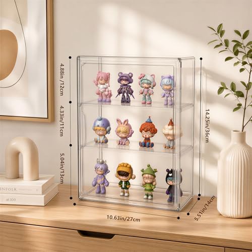 Attelite Acrylic Display Cases for Collectibles 2 Pack Wall-Mounted Desktop - Image 2