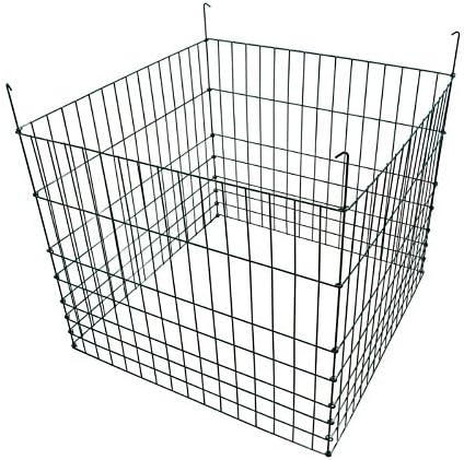 Garden Wire Compost Bin 36x36x30 inches, Green, Garden Bed Fencing by MTBSUPPLY
