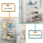 SORCEDAS Plant Stand Outdoor Indoor 4 Tier Metal Corner Flower Shelf - Image 4